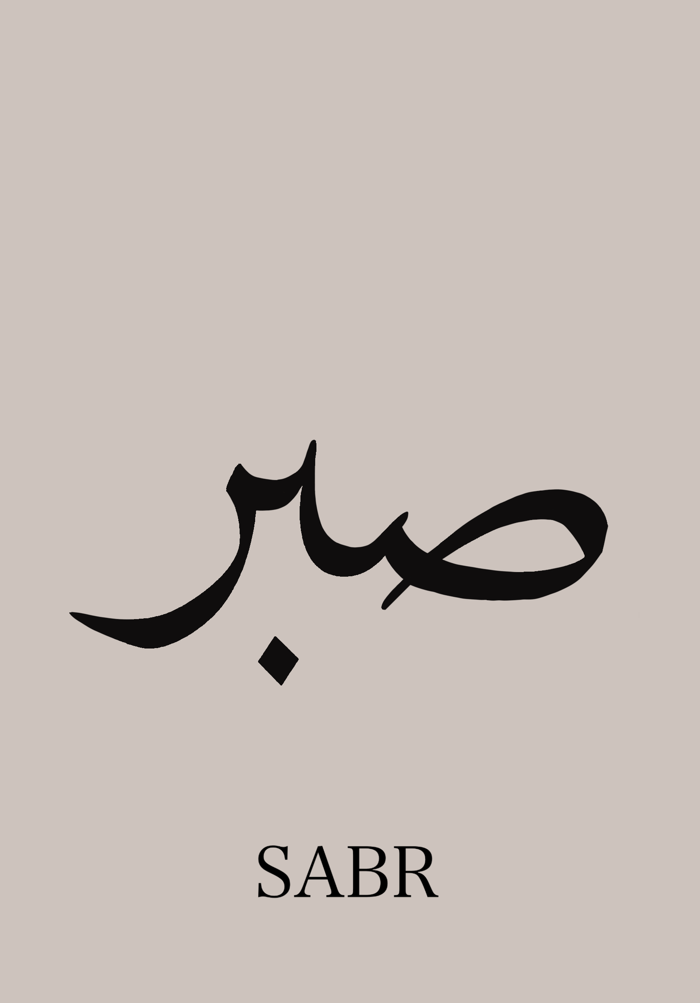 Islamic Poster! Islamic Calligraphy, Shukr, Sabr, Tawakkul