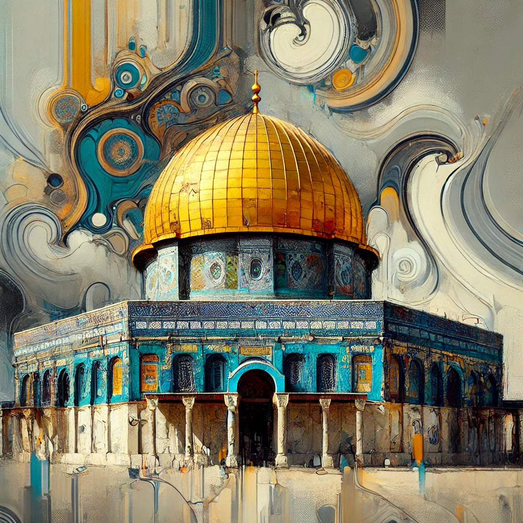 Al Aqsa Palestine Poster, Calligraphy, Wall Art, Decor