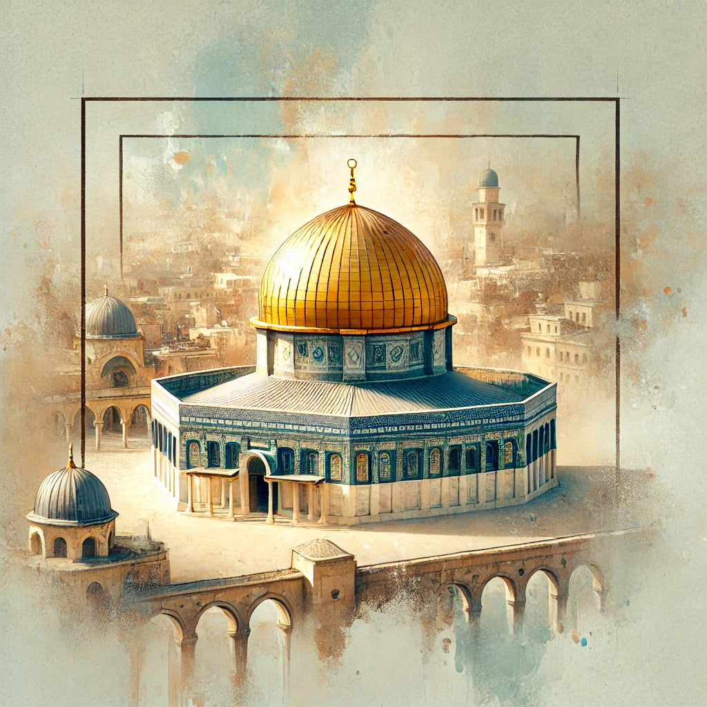 Al Aqsa Palestine Poster, Calligraphy, Wall Art, Decor