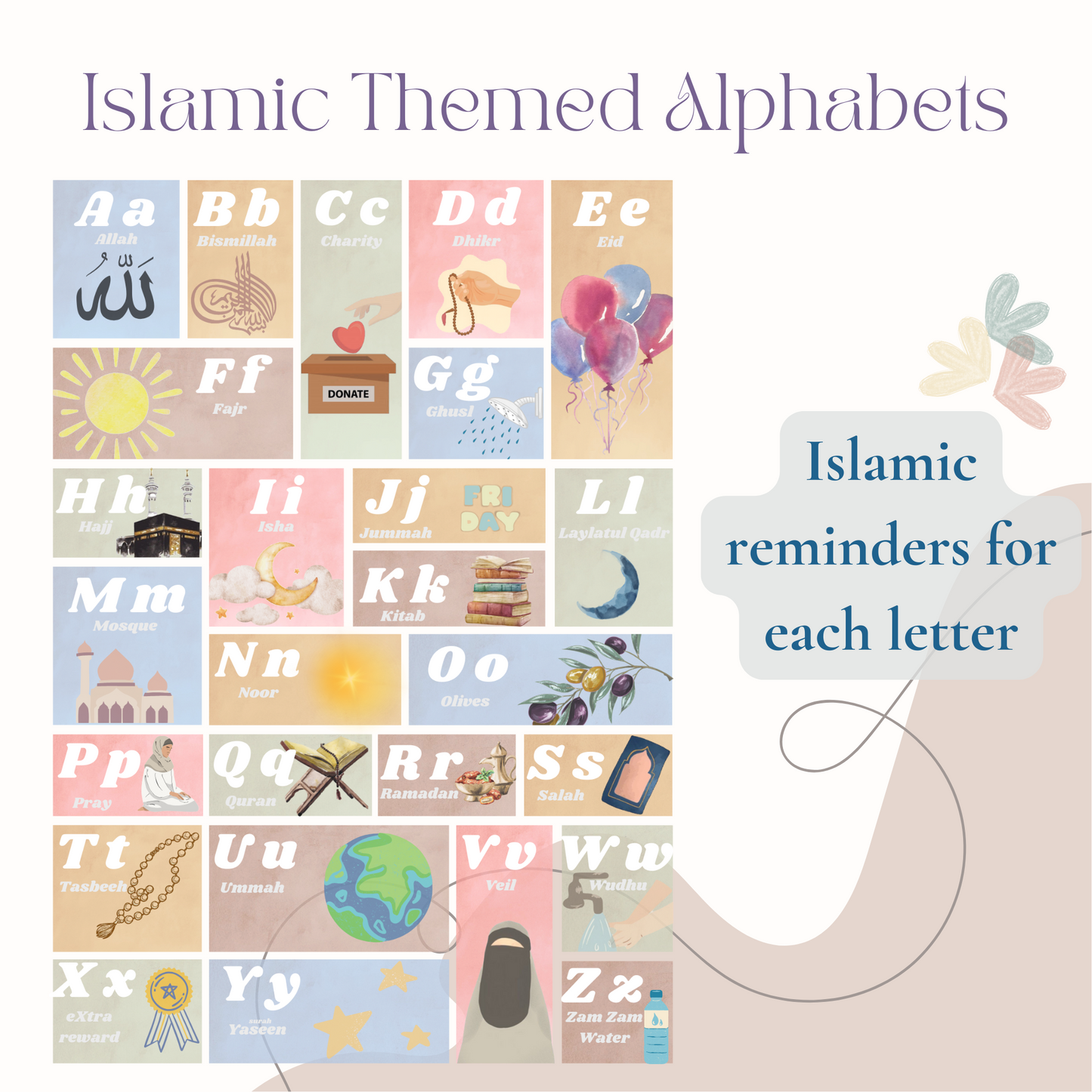 Islamic Themed Alphabets